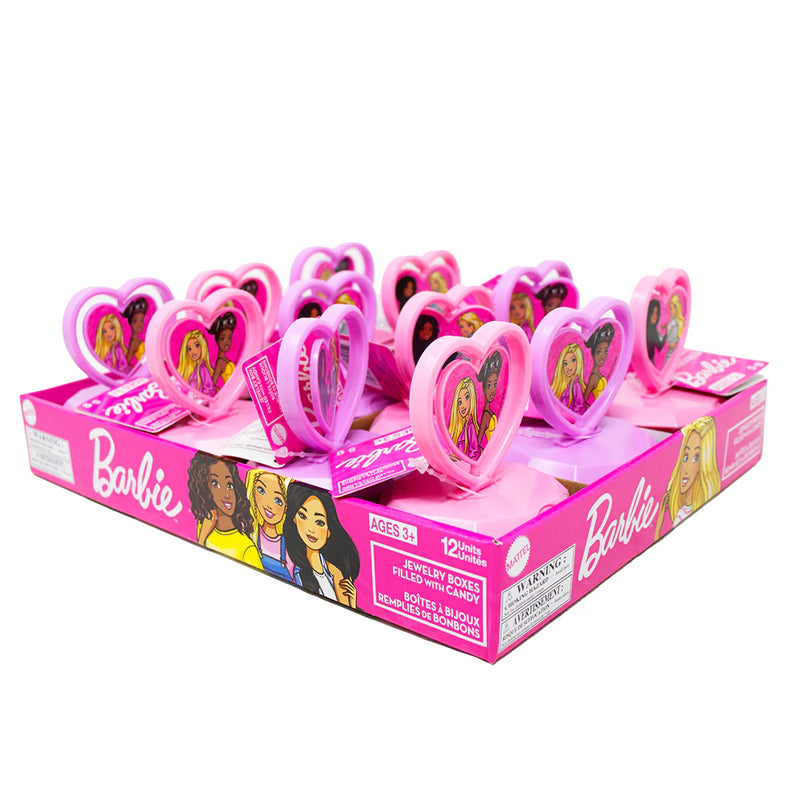 Barbie - Jewelry Box Filled With Candy - 12 x 5g