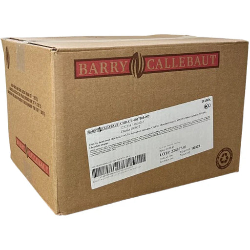 Barry Callebaut - Semi Sweet Dark Chocolate Chunks 1000 Count - 20 Kg