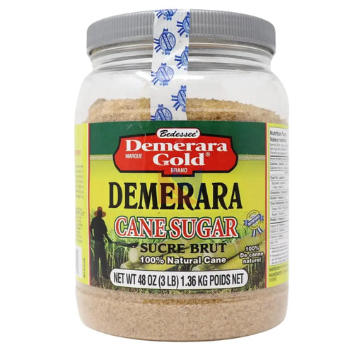 Bedessee - Demerara Gold Organic Cane Sugar - 3 Lbs