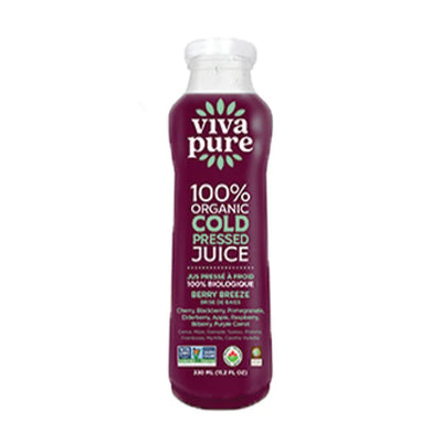 Berry Breeze 100% Organic Cold Pressed Juice - 12 x 330 ml