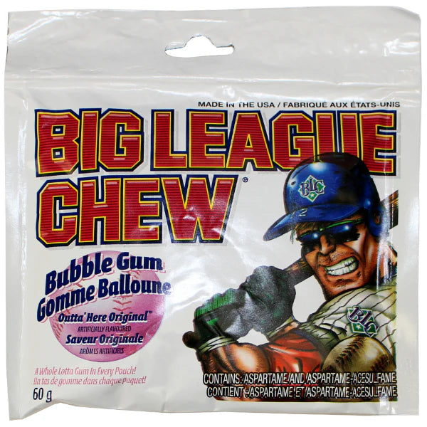 Big League - Chew Bubble Gum Original - 12 x 60g