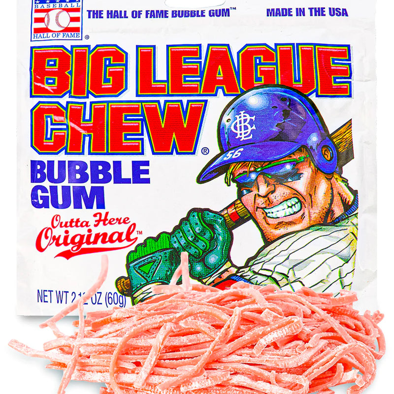 Big League - Chew Bubble Gum Original - 12 x 60g