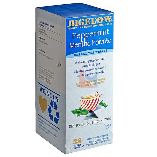 Bigelow - Peppermint Herbal Tea Bags - 28/Box