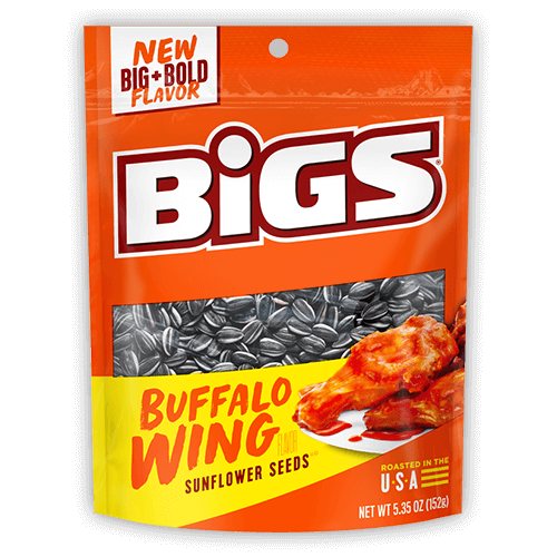 Bigs - Buffalo Wing Sunflower Seeds - 12 x 152g