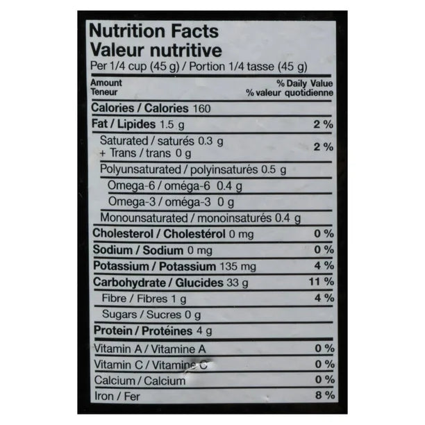 Black Glutinous Rice Long Grain, Whole Grain Sticky Rice - 6 x 2 Kg