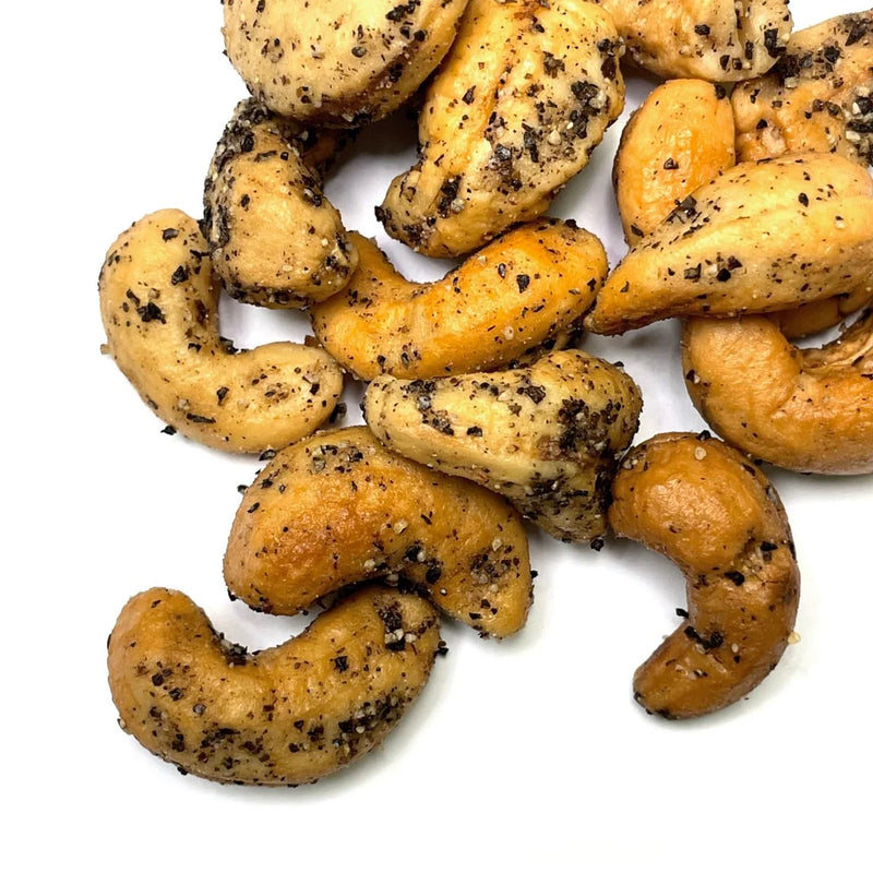 Black Pepper Roasted Cashews Bulk - 25 Lbs