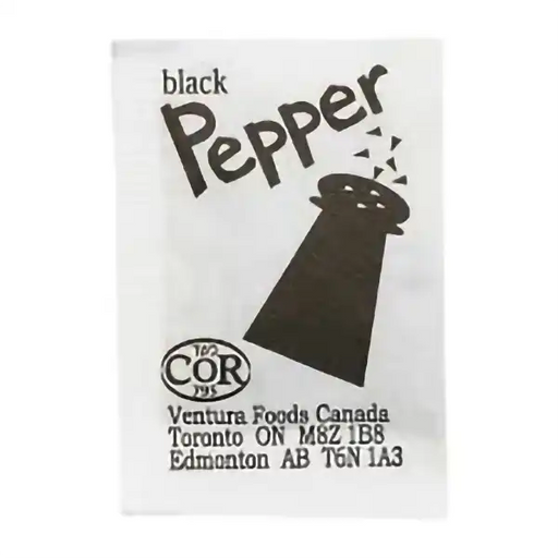 Pepper Powder Packet Condiment Packets - Jam, Jelly, Cream & Honey Portions In Stock-Canada ...