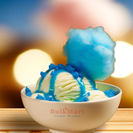 Blue Cotton Candy Sundae Topping 