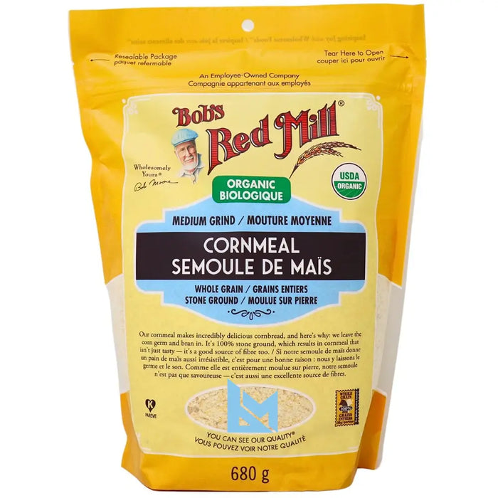 Bob's Red Mill - Organic Cornmeal Medium - 680 g