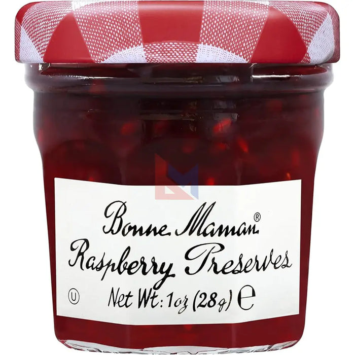 Bonne Maman - Raspberry Preserves Mini Jars Kosher - 15 x 1 Oz