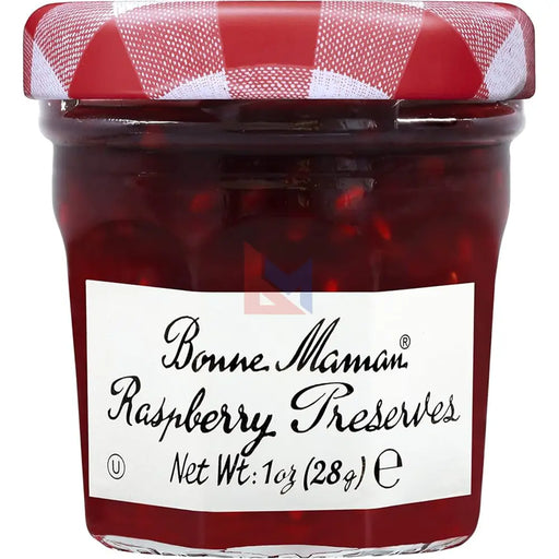 Bonne Maman - Raspberry Preserves Mini Jars Kosher 1 Oz - 4 x 15/Pack