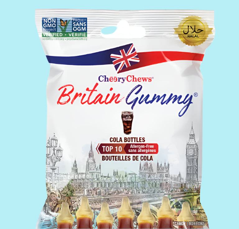 Britain Gummy - Cola Bottles - 48 x 80g