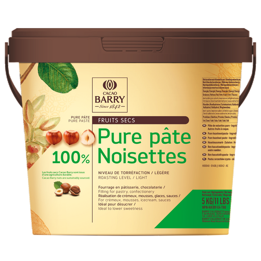 Cacao Barry - 100% Pure Hazelnuts paste - 5 Kg