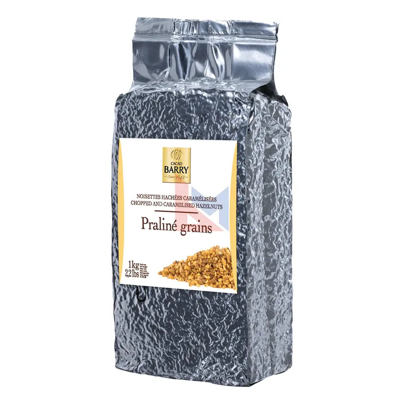 Cacao Barry - Chopped & Caramelized Hazelnuts Praline Grains - 1 Kg