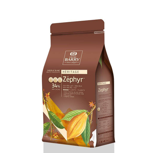 Cacao Barry - Zephyr White Chocolate Callets 34% - 5 kg