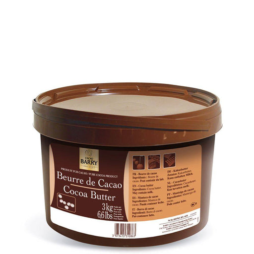 Cacao Barry - Deodorized Cocoa Butter Pistoles - 3 Kg