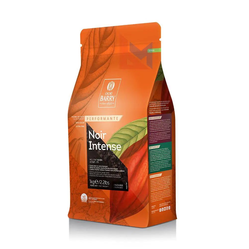 Noir Intense 100% Cocoa Powder 10/12% 1Kg, Cacao Barry, Near Me — Bulk Mart