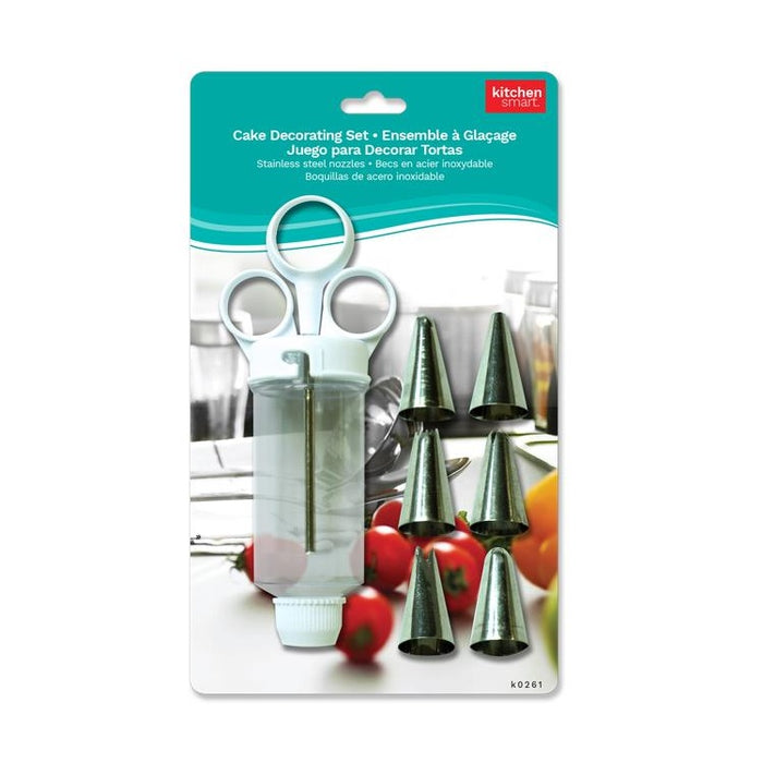 Cake Decorating Set, 6 Stainless Steel Nozzles