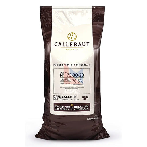 Callebaut - 70-30-38 Dark Chocolate Callets 70% - 2 x 10 Kg