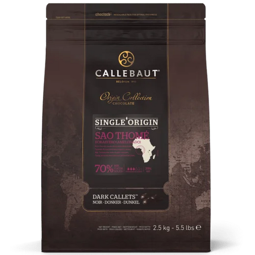 Callebaut - Dark Origin Chocolate Callets Sao Thome - 2.5 Kg
