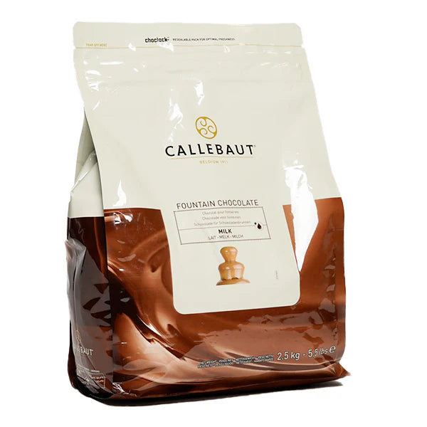 Callebaut - Fountain Milk Chocolate Callets - 2.5 Kg