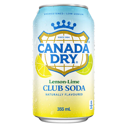 Canada Dry - Club Soda Lemon-Lime - 12 x 355 ml / Pack