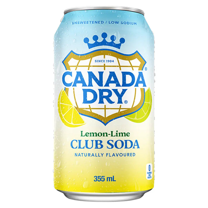 Canada Dry - Club Soda Lemon-Lime - 12 x 355 ml / Pack