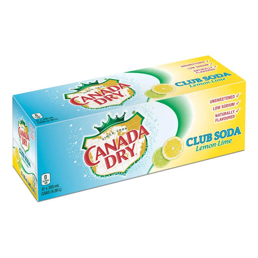 Canada Dry - Club Soda Lemon-Lime - 12 x 355 ml / Pack