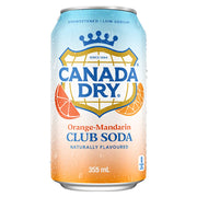 Canada Dry - Club Soda Orange-Mandarin - 12 x 355 ml / Pack