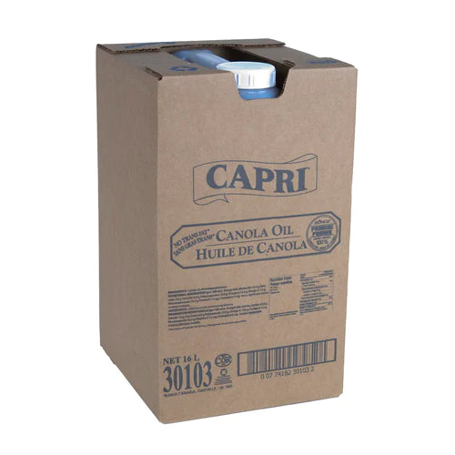 Capri - Boîte d'huile de canola - 16 L