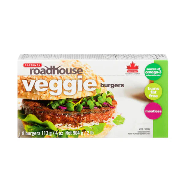 Cardinal - Roadhouse Veggie Burger - 8 x 113g