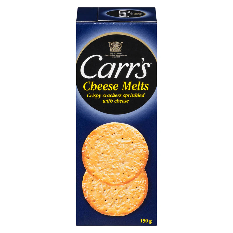 Carrs - Cheese Melts Crackers - 12 x 150g