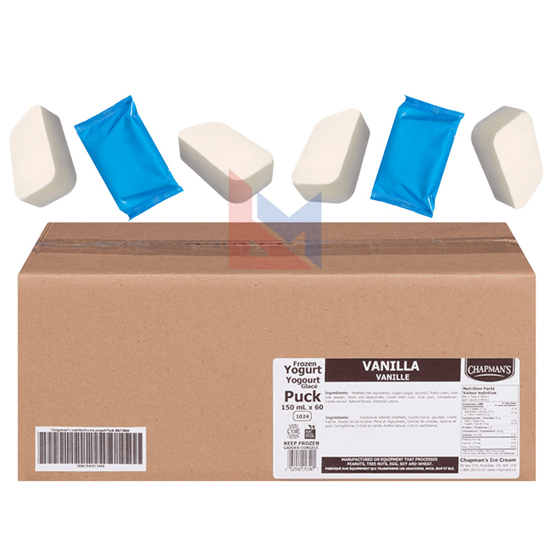 Chapman's - Vanilla Frozen Yogurt Pucks - 60 x 150 ml