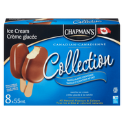 Chapman's Milk Chocolate Ice Cream Bar 8 x 55 ml