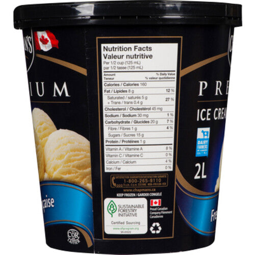 Chapman's Premium French Vanilla 2 L