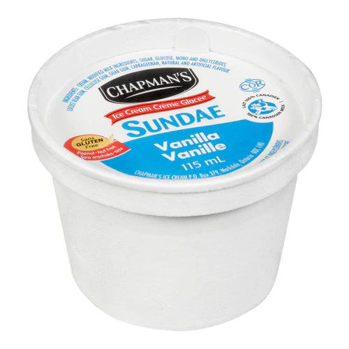 Chapman's - Vanilla Sundae Cups - 24 x 115 ml