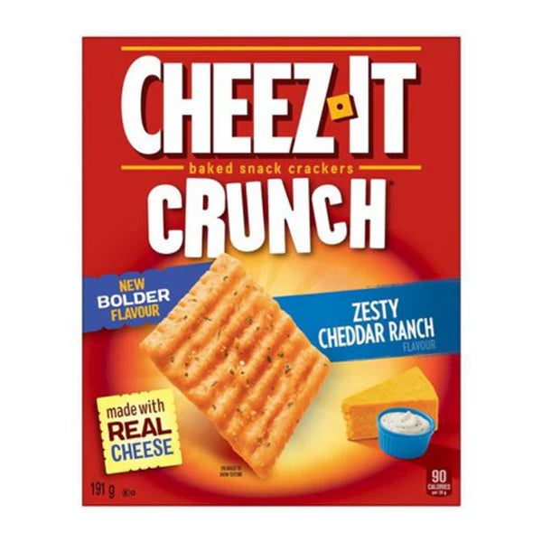 Cheez-It - Zesty Cheddar Ranch - 12 x 191g