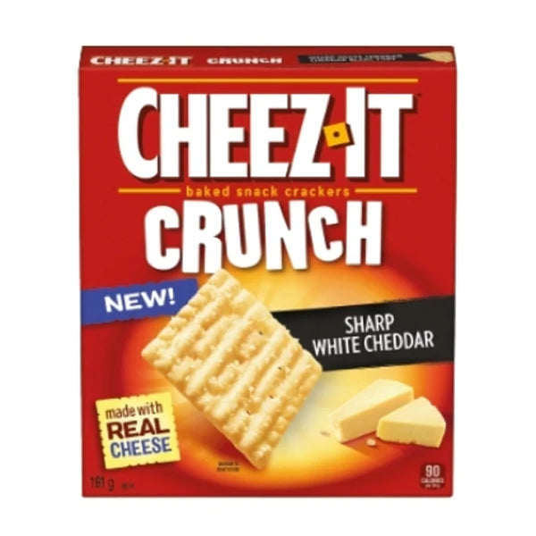 Cheez It Sharp White Cheddar Cracker 12 x 191g