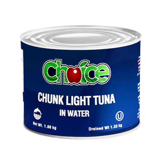Choice - Chunk Light Skipjack Tuna In Water - 6 x 1.88 Kg