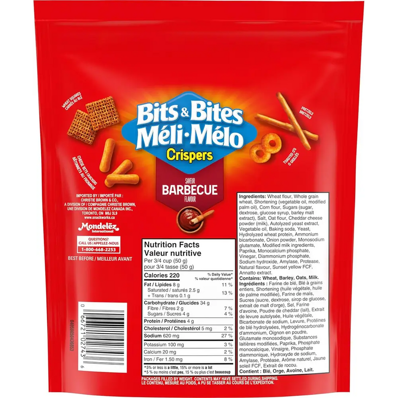 Christie Crispers Bits & Bites BBQ 145g