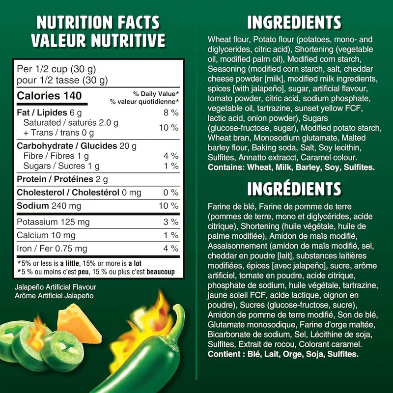 Christie - Crispers Fiery Jalapeno - 12 x 145g