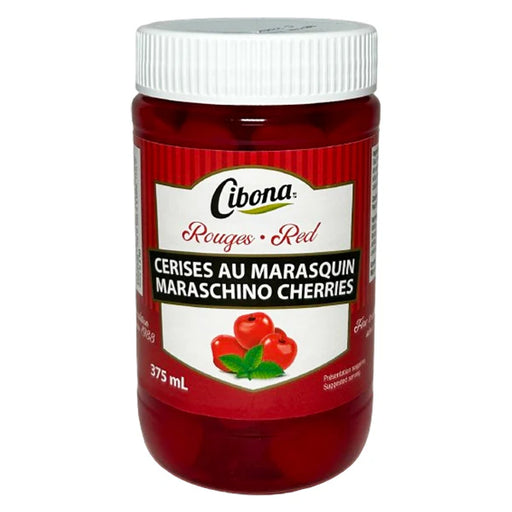Cibona - Red Maraschino Cherries Without Stem - 2 x 375 ml