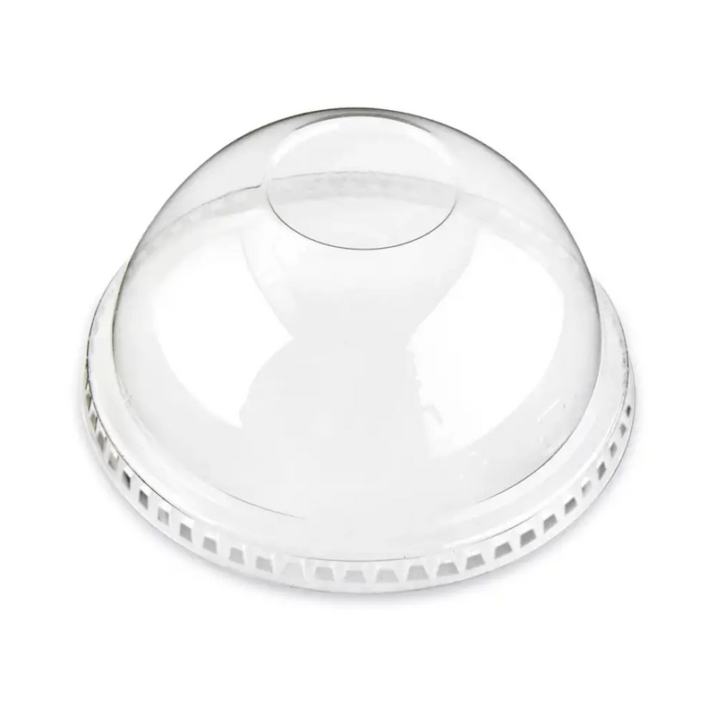 Clear Dome Lids No Hole For 12-24 Oz Cups 98mm