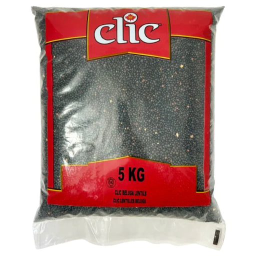 Clic - Beluga Lentils, Black Lentils - 5 Kg
