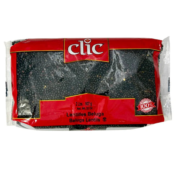 Clic - Beluga Lentils, Black Lentils - 12 x 2 Kg
