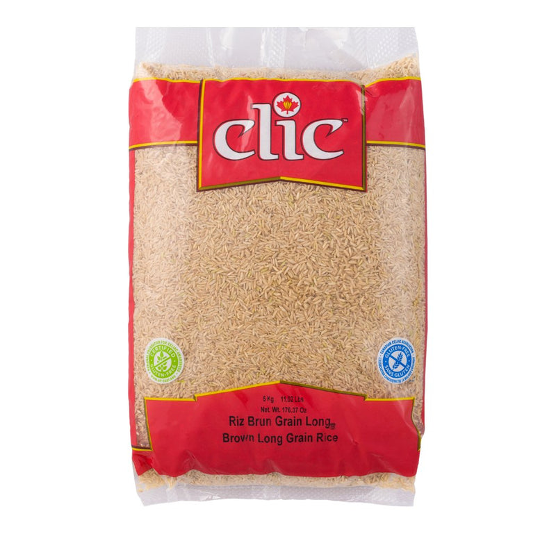 Clic - Brown Long Grain Rice - 5 Kg