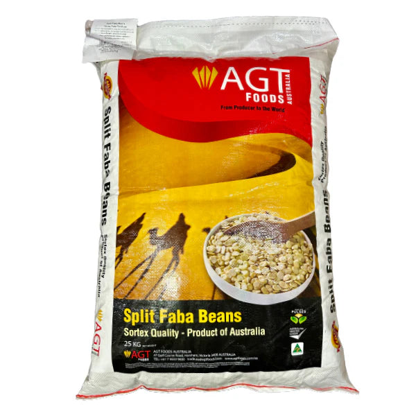 Clic - Dried Small Split Fava Beans - 55 Lbs