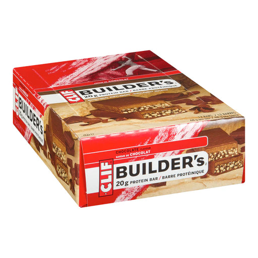 Clif Bar - Builders Protein Chocolate - 12 x 68g