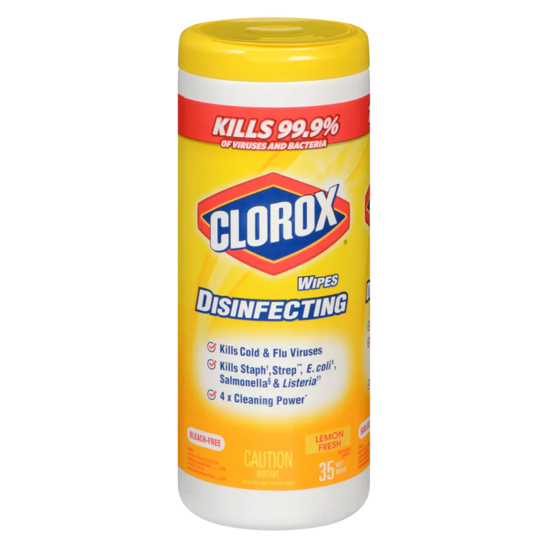 Clorox - Lemon Scent Disinfecting Wipes - 35 Count