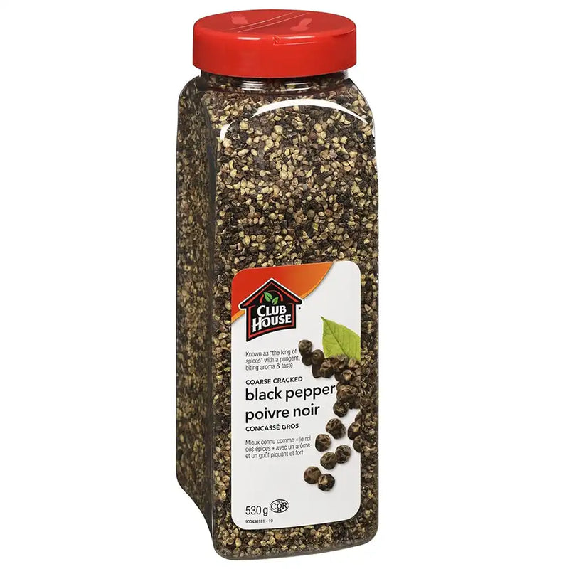 Club House Black Pepper Coarse Cracked 530 g